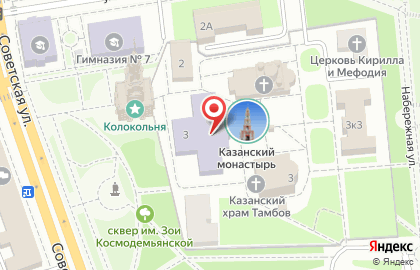 Библиотека Тамбовской епархии на карте