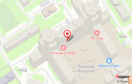 Служба экспресс-доставки Сдэк в Приморском районе на карте