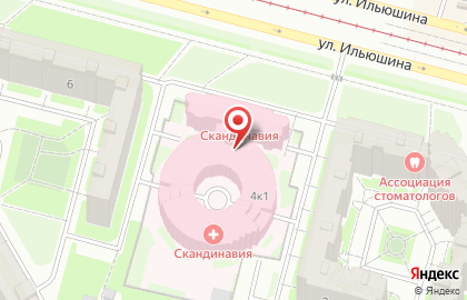 Ника на улице Ильюшина на карте