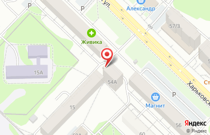Магазин разливных напитков Светлое и Тёмное на Харьковской улице на карте