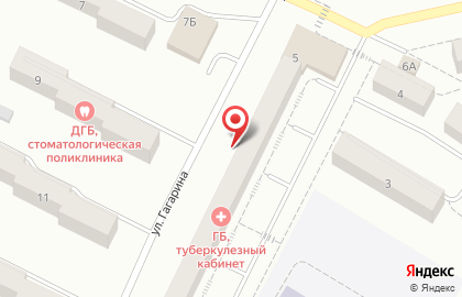 Больница Дегтярская городская больница на улице Гагарина на карте