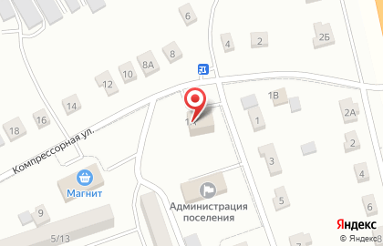 Продуктовый магазин Изобилие на Компрессорной улице на карте