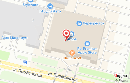 Ювелирный магазин Колье на улице Профсоюзов на карте