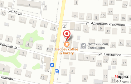Кофейня Bedoev Coffee в Новороссийске на карте