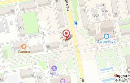 Телекоммуникационная компания МТС на улице Некрасова на карте