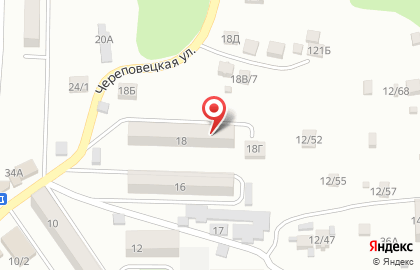 Лазаревская централизованная библиотечная система на Череповецкой улице на карте