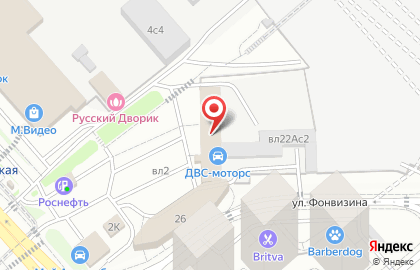 Шиномонтажная мастерская в Огородном проезде на карте