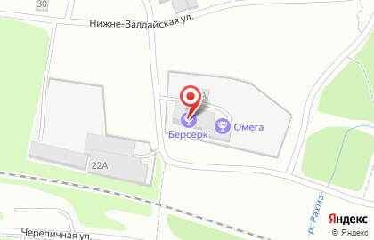 Пейнтбольный клуб Омега в Нижнем Новгороде на карте