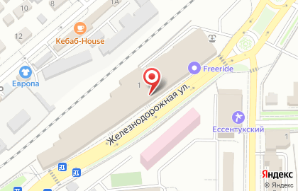 Магазин чая и кофе на Железнодорожной улице на карте