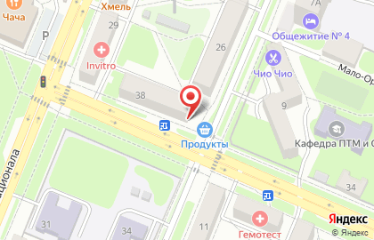 Аптечный пункт Ритм на улице Брянской Пролетарской Дивизии на карте