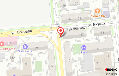 Мини-маркет Алсу в Железнодорожном районе на карте