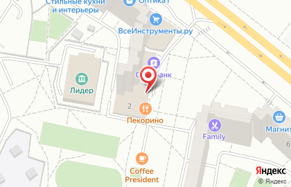Магазин табачной продукции в Москве на карте