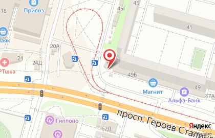 Аптека партнер Apteka.ru в Красноармейском районе на карте