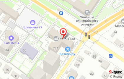 Тренажерный зал в Екатеринбурге на карте
