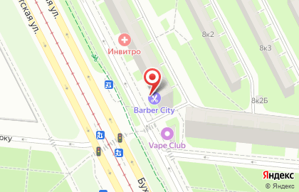 Пивной стандарт на Бухарестской улице на карте
