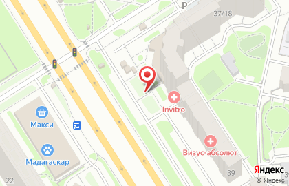 Магазин Элика в Фрунзенском районе на карте