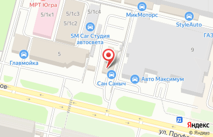 Автомойка Сан Саныч на карте