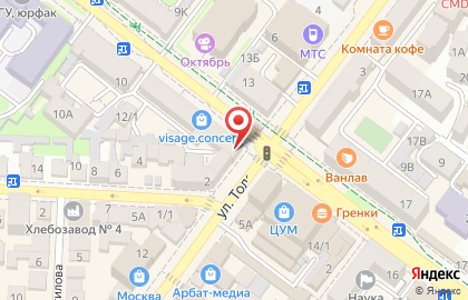 Салон сотовой связи СотЛайн на улице Коркмасова на карте