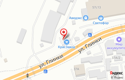 Центр авторазбора Левый руль в Ленинском районе на карте