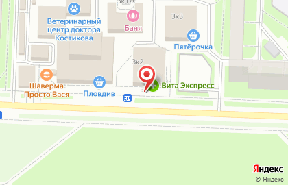 Химчистка-прачечная на Петергофском шоссе, 3 к2 на карте