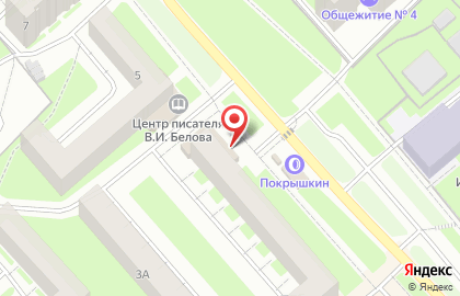 Супермаркет Магнит в Вологде на карте