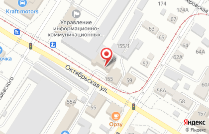 Энтузиаст на Октябрьской улице на карте