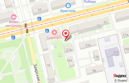 Аист на улице Бекетова на карте
