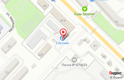 СТО Спутник в Советском районе на карте