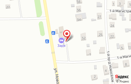 Гостиничный комплекс Заря в Октябрьском районе на карте