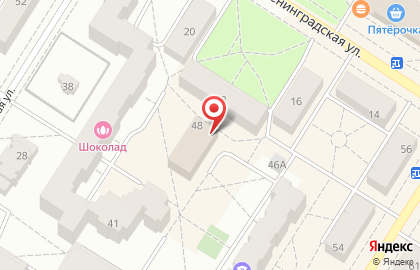 Автошкола Штурман на метро Московская на карте
