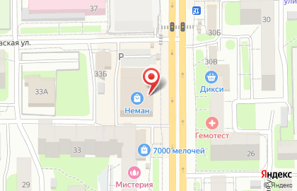 Агентство недвижимости Горизонт на улице Нормандия-Неман на карте