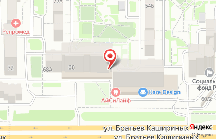 Зоомагазин Karp & ko на улице Братьев Кашириных на карте
