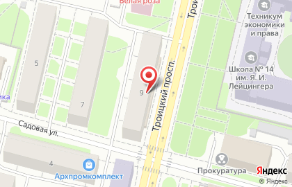 Магазин Петровский в Архангельске на карте