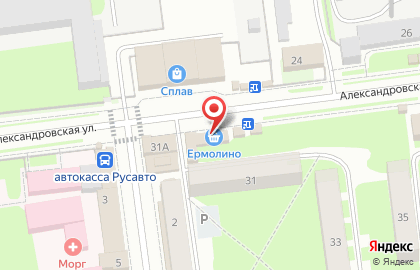 Фирменный магазин Ермолино на Александровской улице на карте