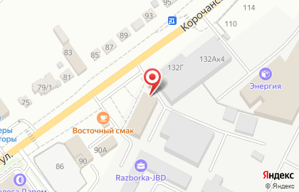 Служба экспресс-доставки DPD на Корочанской улице на карте