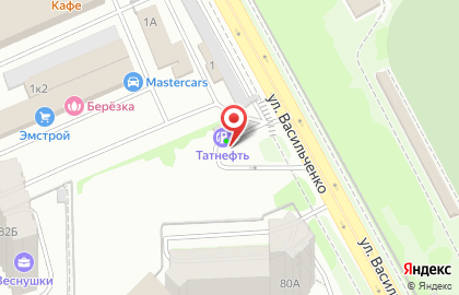 Татнефть на улице Васильченко на карте