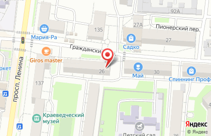 Продовольственный магазин Хорс на карте