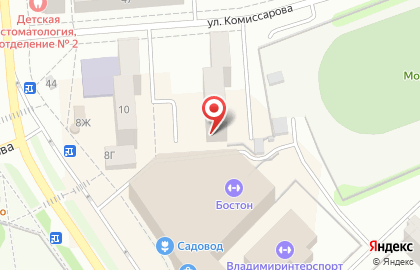 Юность на улице Егорова на карте
