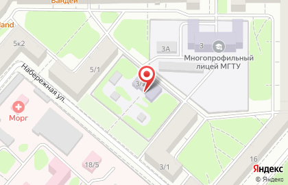 Детский сад №71 на улице Ленинградской на карте