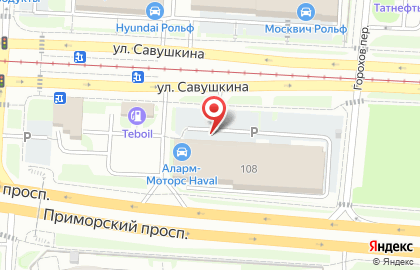 Банкомат СберБанк в Санкт-Петербурге на карте