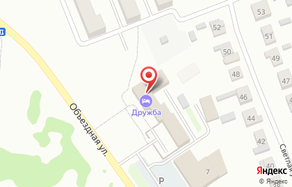 Гостиница Дружба, гостиница на Объездной улице на карте