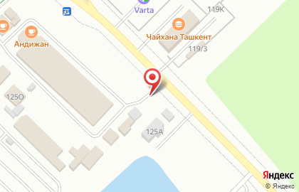 Киоск по продаже хлебобулочных изделий на улице Амундсена на карте
