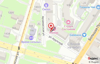 ЗАО Мапеи на Арзамасской улице на карте