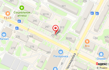 Магазин у дома Бристоль на Октябрьской улице на карте