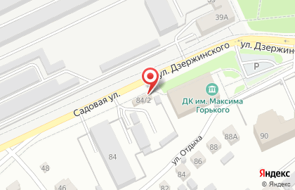 Автостоянка в Кургане на карте