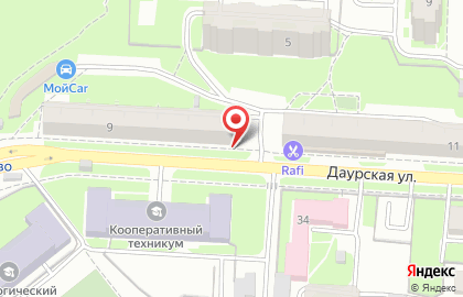 Салон красоты Миледи в Советском районе на карте