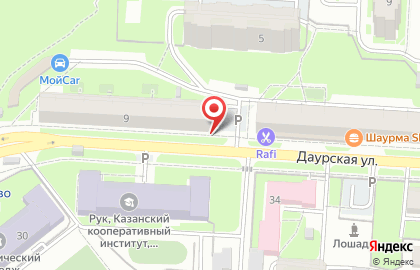 Салон красоты Миледи в Советском районе на карте