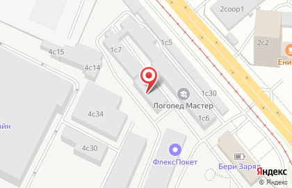 Бизнес-Центр Лира на Енисейской 1, стр.27 на карте