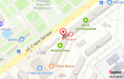 Мясной двор в Промышленном районе на карте