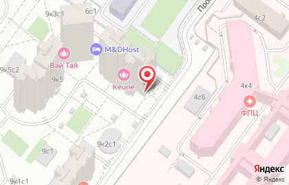 Keune на улице Островитянова на карте